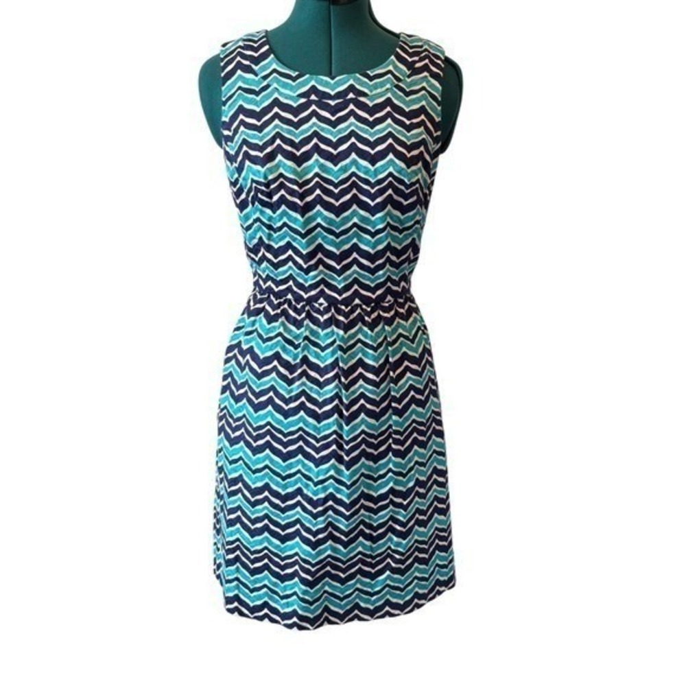 Vineyard‎ Vines Dress Open Back Coastal Preppy Size 4 Spring Wedding Guest Dress